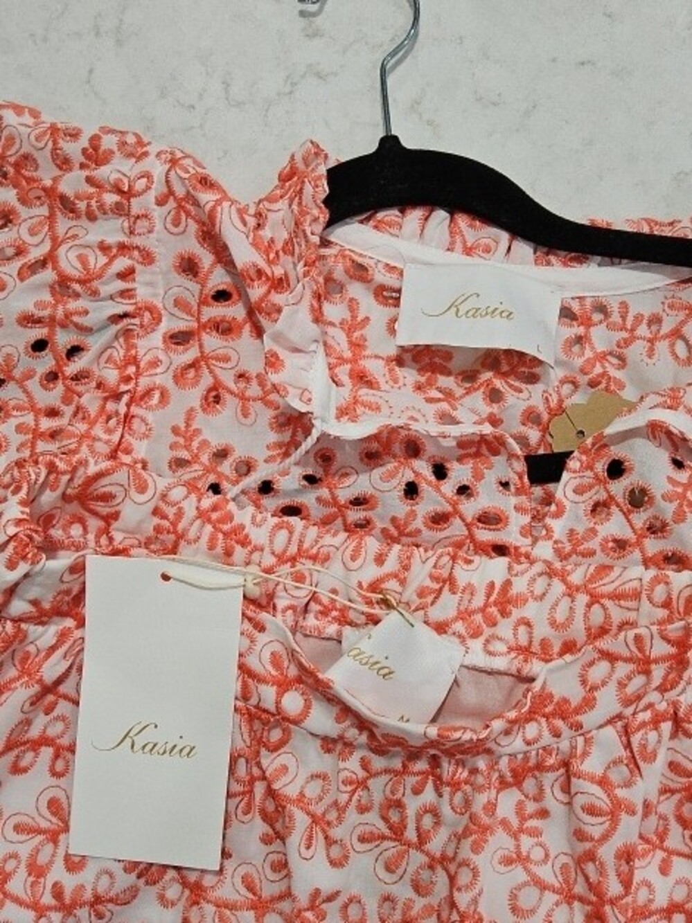 Girls Pink Floral Two-Piece Dress Set|| Size Large Top Medium Skirt - Picture 2 of 2
